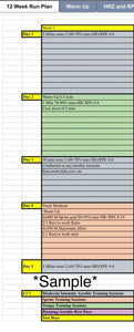 Run Improvement Plan